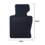 Set de covoraș pentru podea auto OCC Motorsport OCCBW0020YE Bmw E83 X3