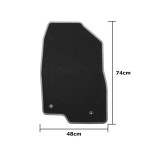 Set de covoraș pentru podea auto OCC Motorsport OCCMZ0012YE Mazda 6 Wagon 5 Piese