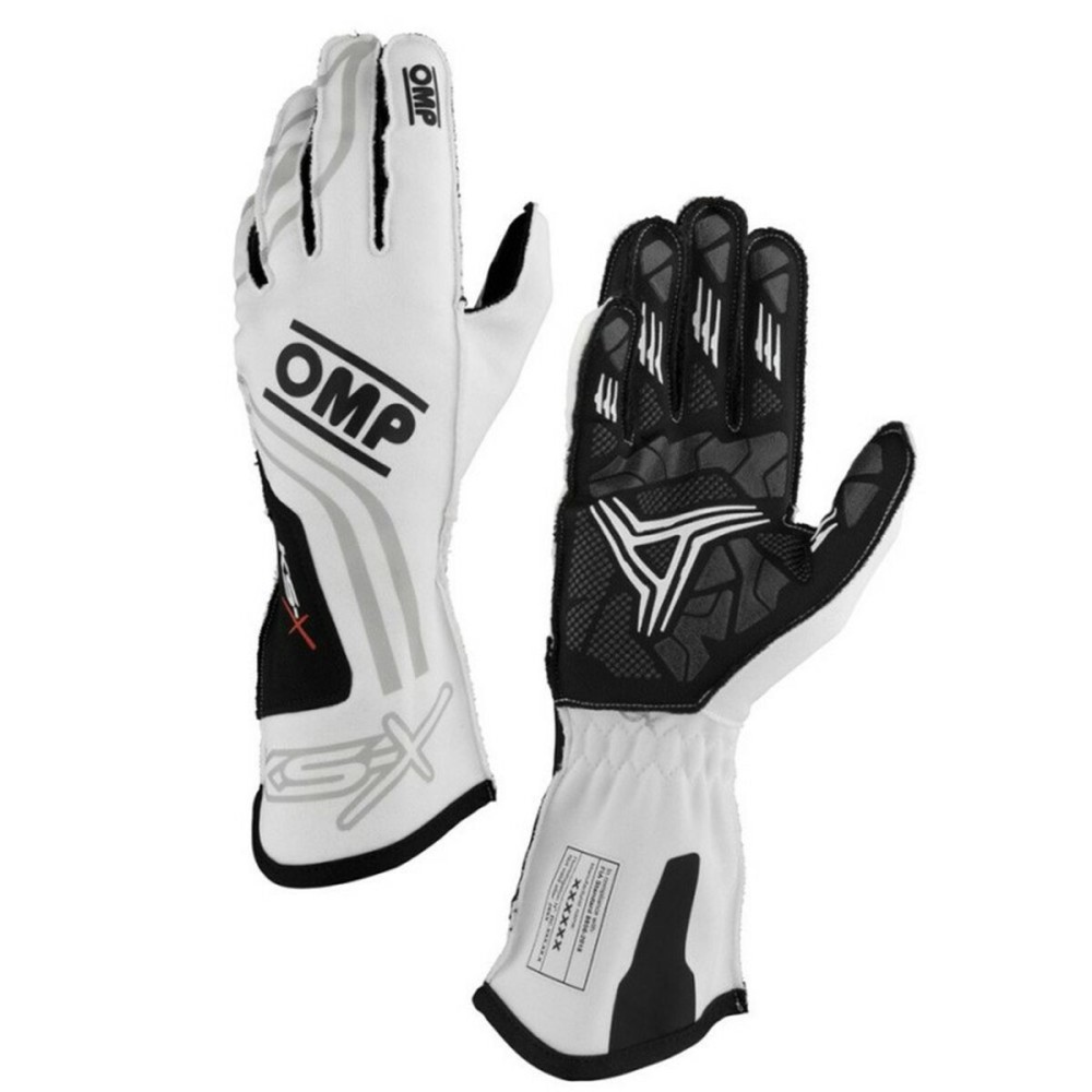 Kids Karting Gloves OMP KS-X FIA 8877-2022 Alb 4