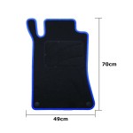 Set de covoraș pentru podea auto OCC Motorsport OCCMC0058BL Negru Mercedes W203 Clase C Sedan-CLC 5 Piese