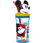 Pahar cu Pai Mickey Mouse CZ11336 3D Albastru