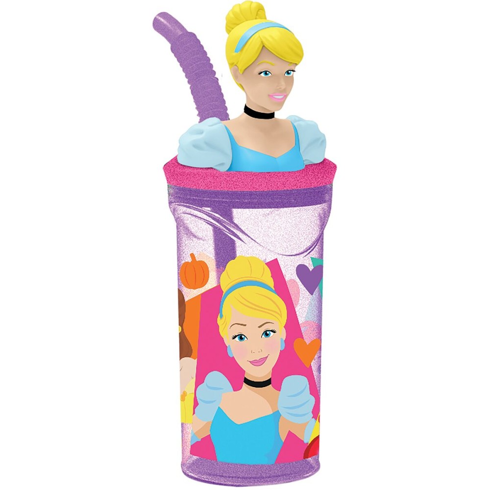 Pahar cu Pai Disney Princess CZ11334 3D Roz