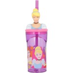 Pahar cu Pai Disney Princess CZ11334 3D Roz