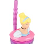 Pahar cu Pai Disney Princess CZ11334 3D Roz