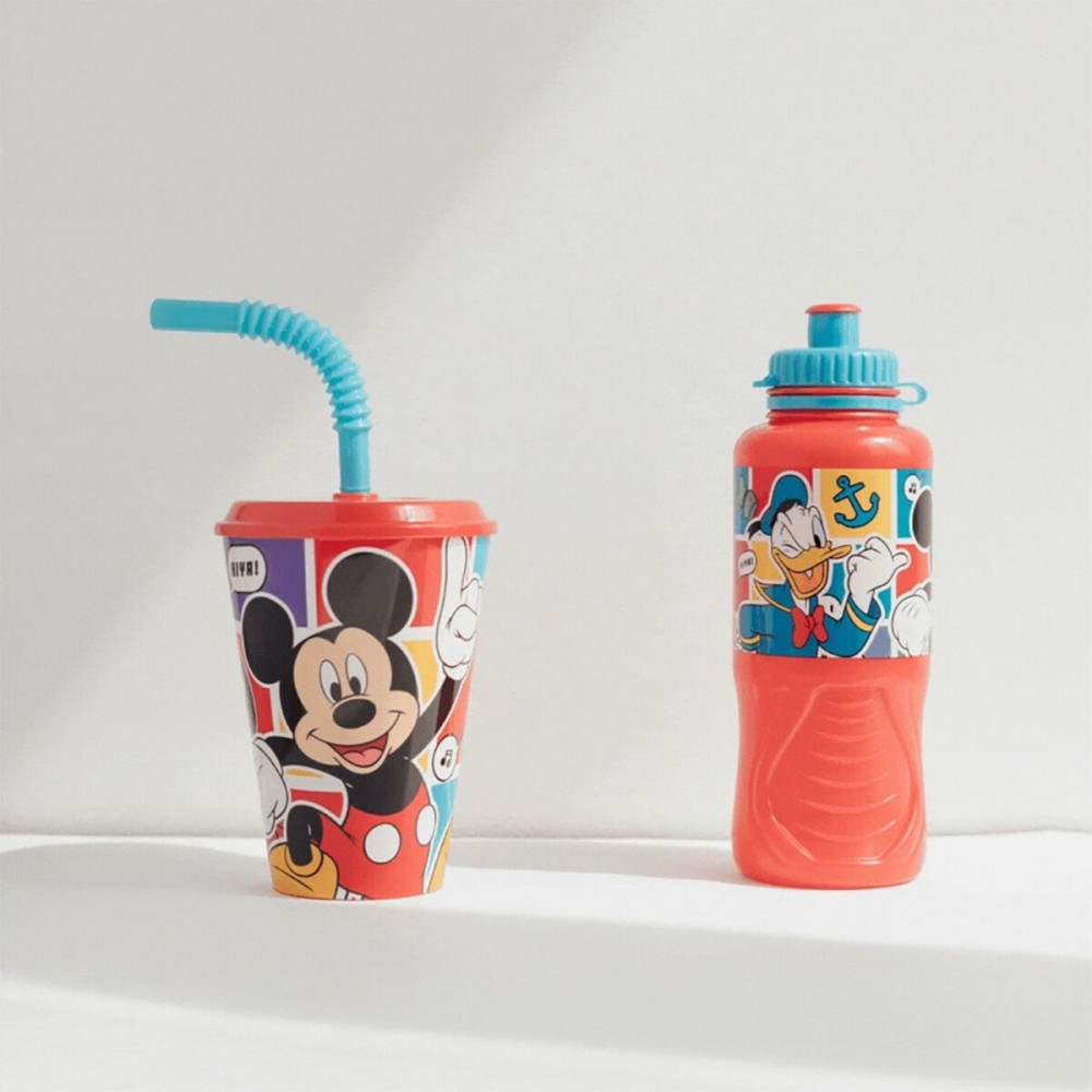Pahar cu Pai Mickey Mouse CZ11364 430 ml