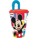 Pahar cu Pai Mickey Mouse CZ11364 430 ml