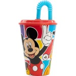 Pahar cu Pai Mickey Mouse CZ11364 430 ml