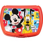 Cutie pentru prânz Mickey Mouse CZ11370 Roșu Plastic