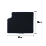 Set de covoraș pentru podea auto OCC Motorsport OCCTY0014GD Negru Gri închis Toyota Corolla Кадифе