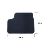 Set de covoraș pentru podea auto OCC Motorsport OCCOP0008 Negru Opel Astra H Twintop Cabrio 4 Piese