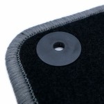 Set de covoraș pentru podea auto OCC Motorsport OCCPG0008GD Negru Gri închis Peugeot 208 Кадифе 5 Piese