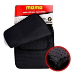 Set de covoraș pentru podea auto MOMO MOMLCM015BW Alb/Negru 4 uds