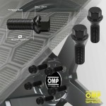 Set de șuruburi OMP OMPS09571401 M14 x 1,50 4 uds
