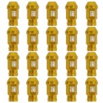 Set Piulițe OMP 7075 Aur 40 mm 20 uds M12 x 1,25