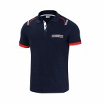 Tricou Polo cu Mânecă Scurtă Bărbați Sparco Martini Racing Bleumarin