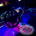 Banda de lumina neon OCC Motorsport 3 m Fibră optică
