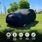 Husă pentru mașină OMP OMPS18040913 L/XL Negru Interior