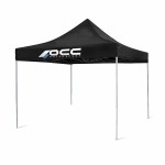 Crap OCC Motorsport OCCCARP03 Racing Negru Poliester 420D Oxford 3 x 3 m