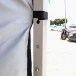 Perete de Cort OCC Motorsport OCCCARP31 Racing Negru Poliester 420D Oxford 3 x 2 m Fereastră 2 Unități