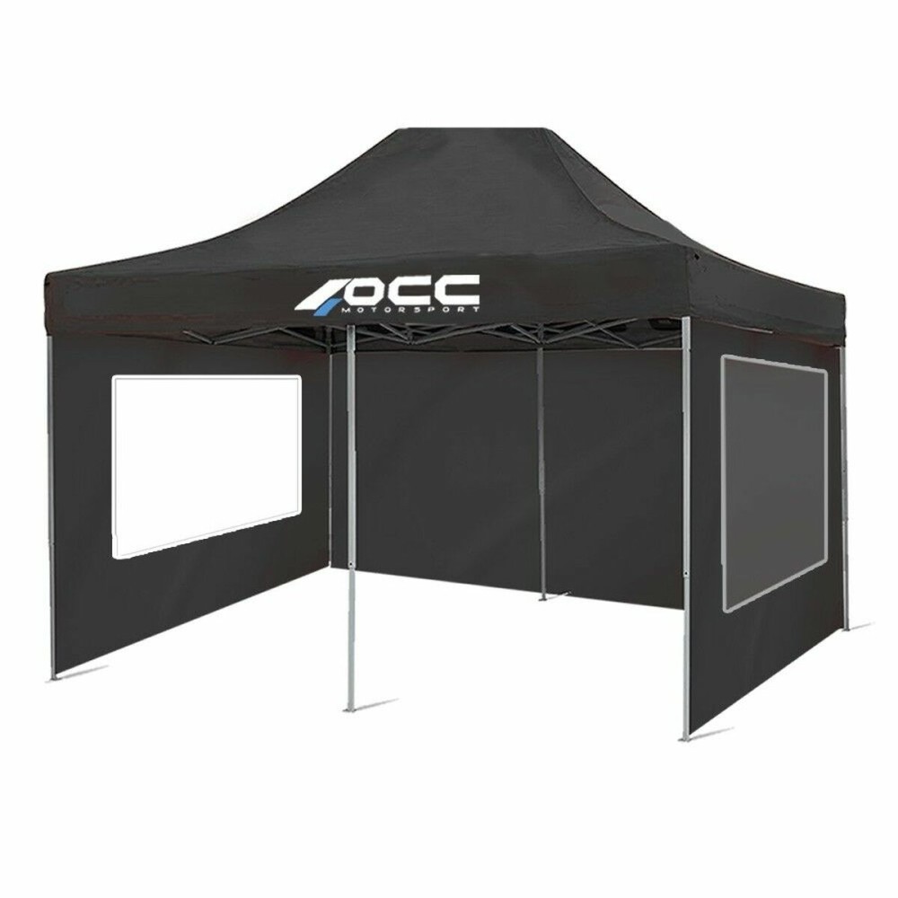 Perete de Cort OCC Motorsport OCCCARP33 Negru Oxford 420D 6 x 2 m Fereastră