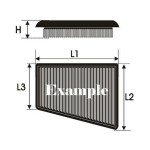 Filtru de aer Green Filters P960517