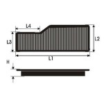 Filtru de aer Green Filters P965006