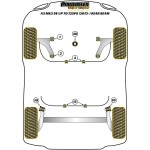 Silentblock Powerflex PFF85-803-25 Delantera 2 Piese