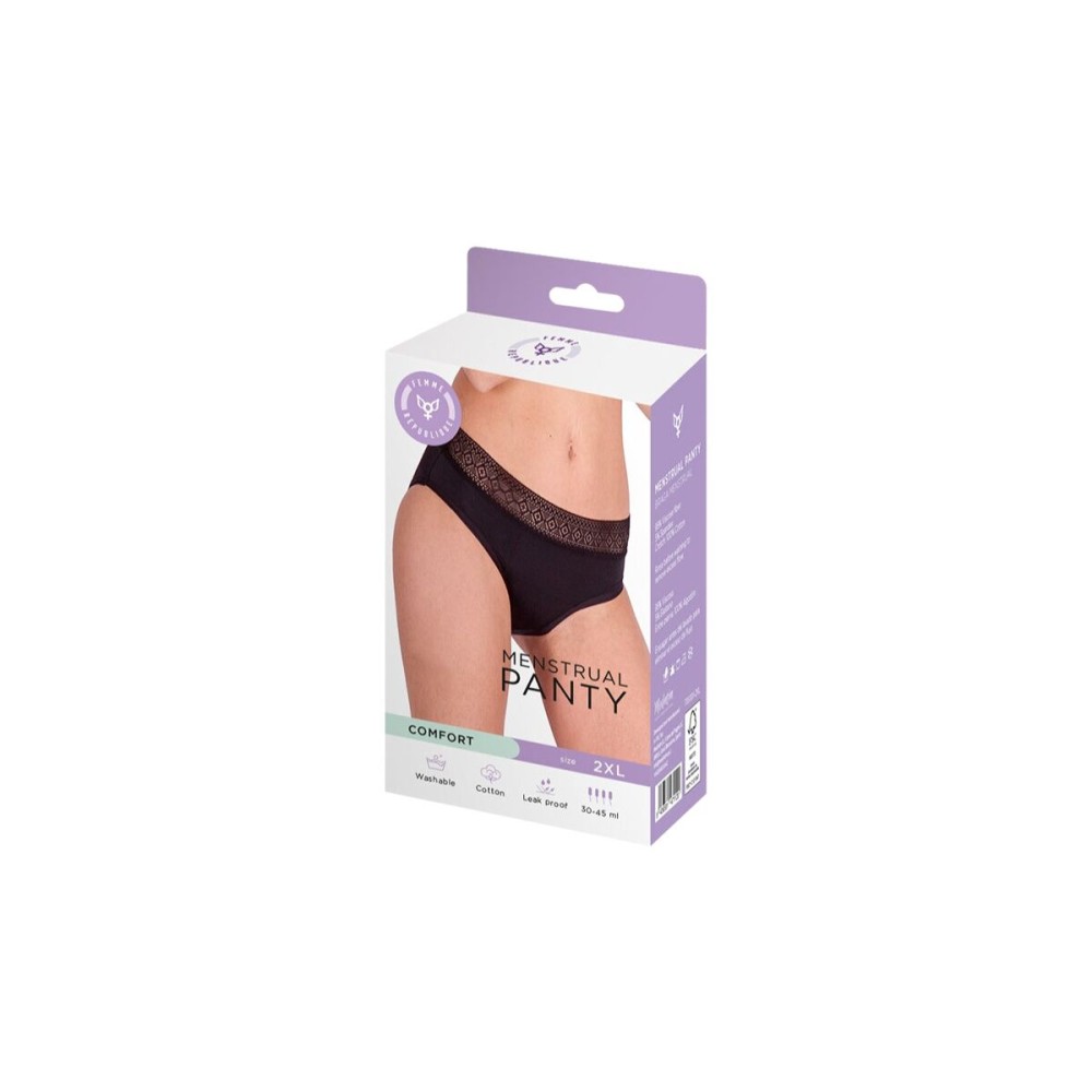 Chiloți menstruali Femme Republique Negru