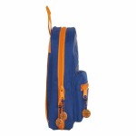Cutie pentru creioane Valencia Basket M747 Albastru Portocaliu 12 x 23 x 5 cm (33 Piese)