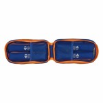 Cutie pentru creioane Valencia Basket M847 Albastru Portocaliu 12 x 23 x 5 cm