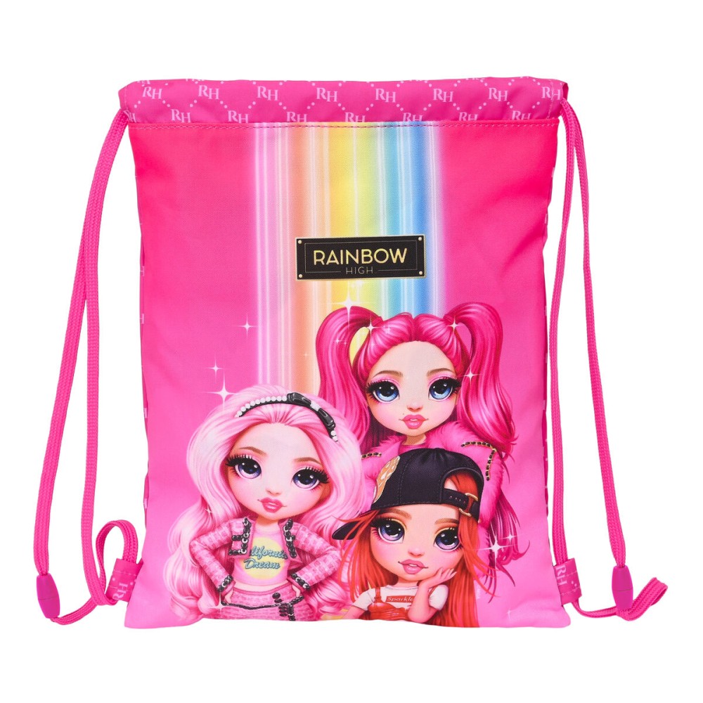Geantă rucsac pentru copii Rainbow High Fucsia 26 x 34 x 1 cm