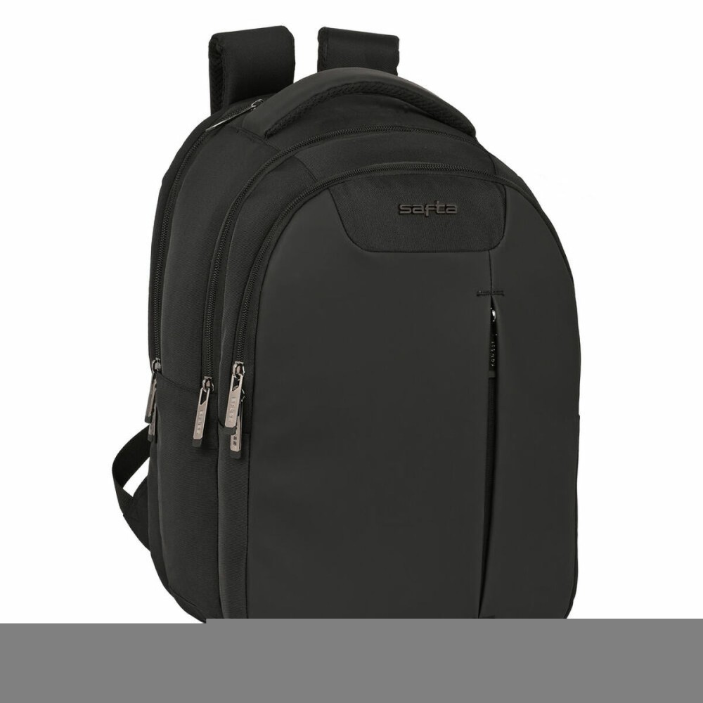 Rucsac pentru Laptop și Tabletă cu Ieșire USB Safta Business Negru (31 x 45 x 23 cm)