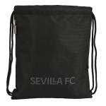 Geantă Rucsac cu Bretele Sevilla Fútbol Club Teen 35 x 40 x 1 cm Negru