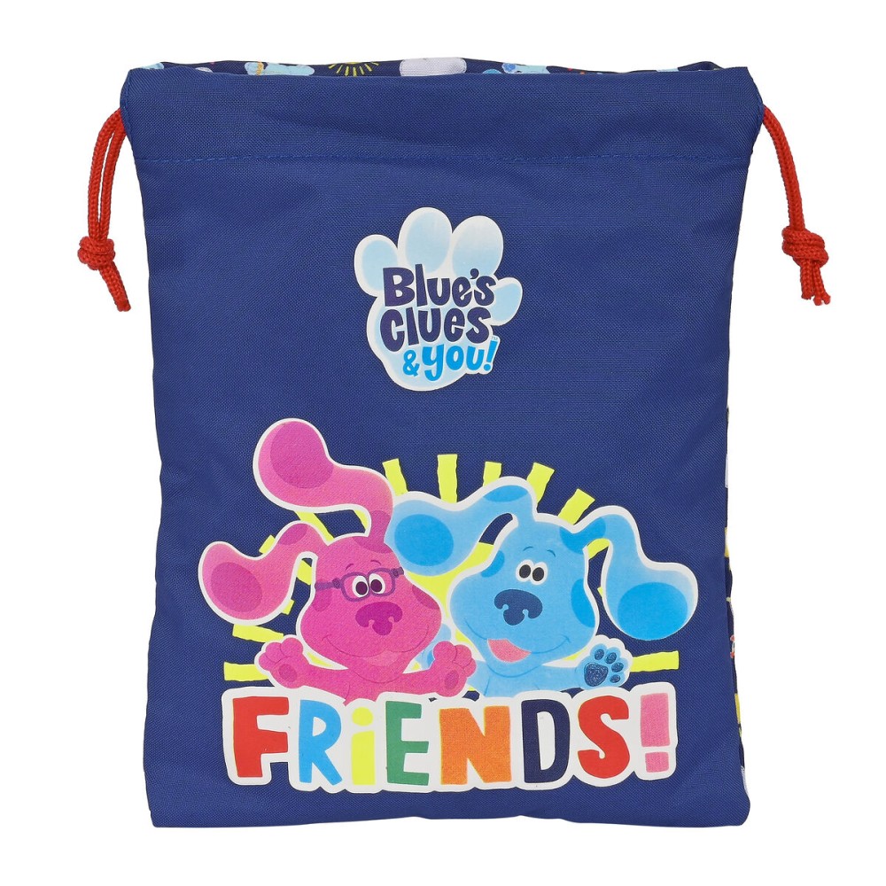 Punguță pentru Gustare Blue's Clues Bleumarin PVC 20 x 25 cm Sac