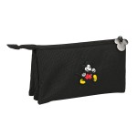 Penar triplu Mickey Mouse Clubhouse Premium Negru 22 x 12 x 3 cm