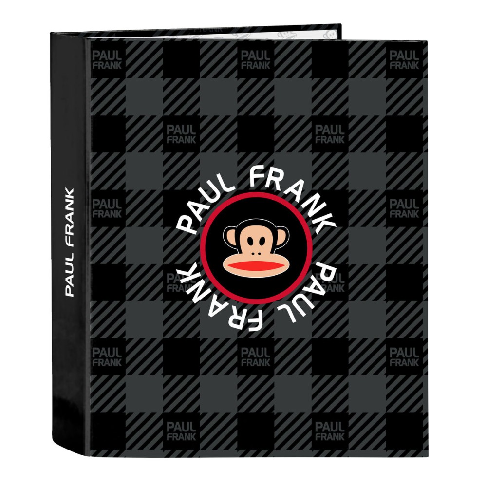 Biblioraft Paul Frank Campers Negru A4 (27 x 33 x 6 cm)