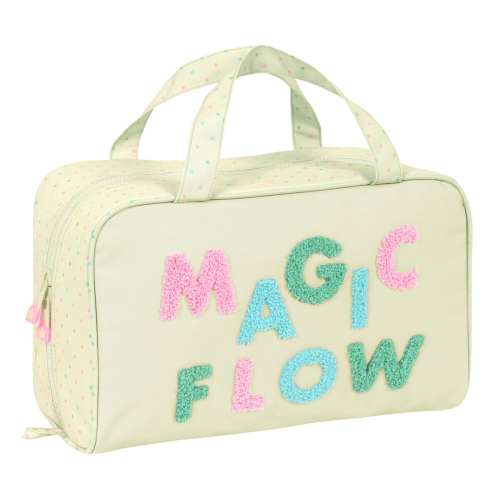 Trusă Școlară Glow Lab Magic flow Bej 31 x 14 x 19 cm