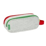 Penar dublu Benetton Pop Gri (21 x 8 x 6 cm)