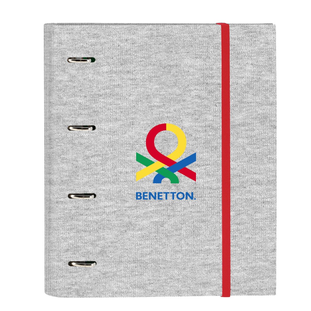 Biblioraft Benetton Pop Gri (27 x 32 x 3.5 cm)