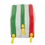 Penar triplu Benetton Pop Gri (21 x 8 x 8 cm)