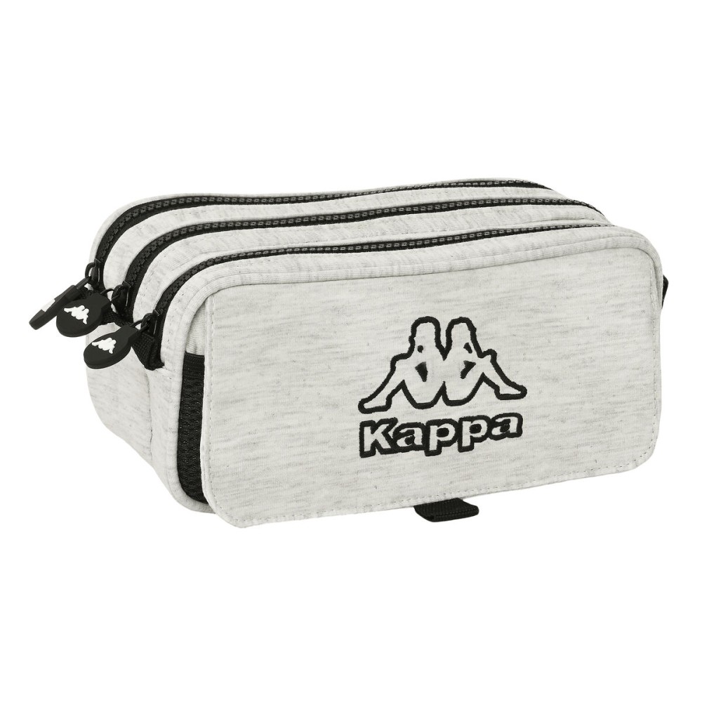 Penar triplu Kappa Grey knit Gri (21,5 x 10 x 8 cm)