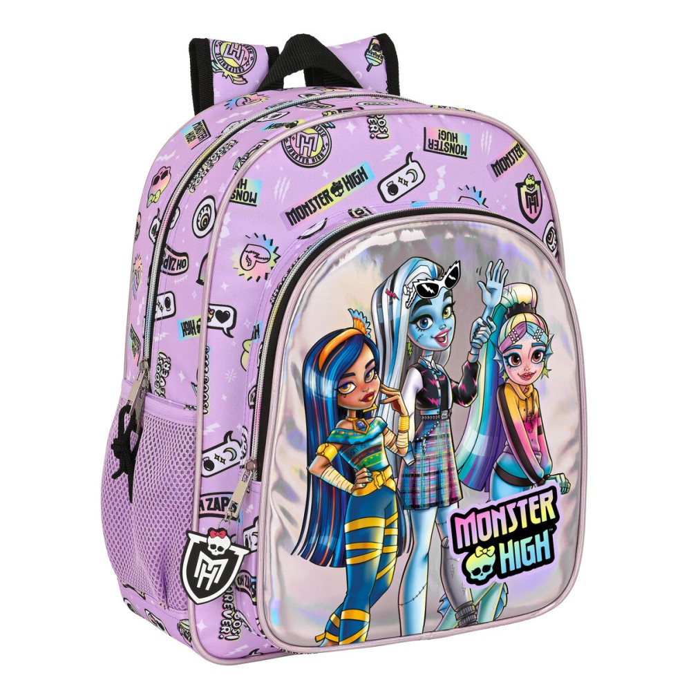Ghiozdan Monster High Best boos Liliachiu 32 X 38 X 12 cm