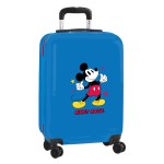 Valiză de cabină Mickey Mouse Only One Bleumarin 20'' 34,5 x 55 x 20 cm