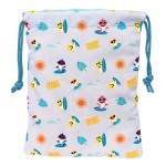 Punguță pentru Gustare Baby Shark Surfing Albastru Alb PVC 20 x 25 x 1 cm Sac