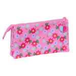 Penar triplu Trolls Roz 22 x 12 x 3 cm