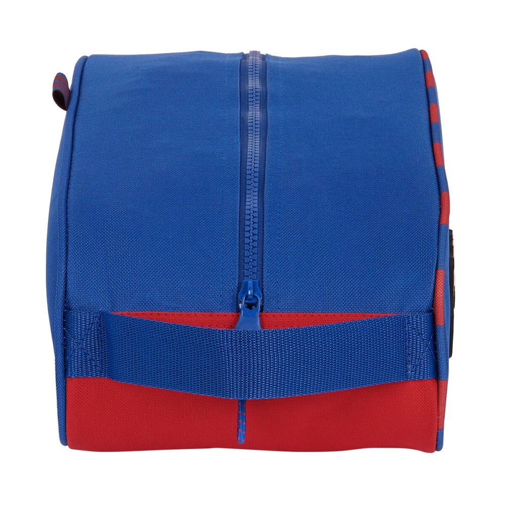 Geantă pentru Încălțăminte de Voiaj F.C. Barcelona Albastru Castaniu 34 x 15 x 18 cm
