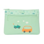 Penar Școlar Safta Coches Mașină Verde 23 x 16 x 3 cm