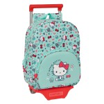 Ghiozdan cu Roți Hello Kitty Sea lovers Turquoise 26 x 34 x 11 cm