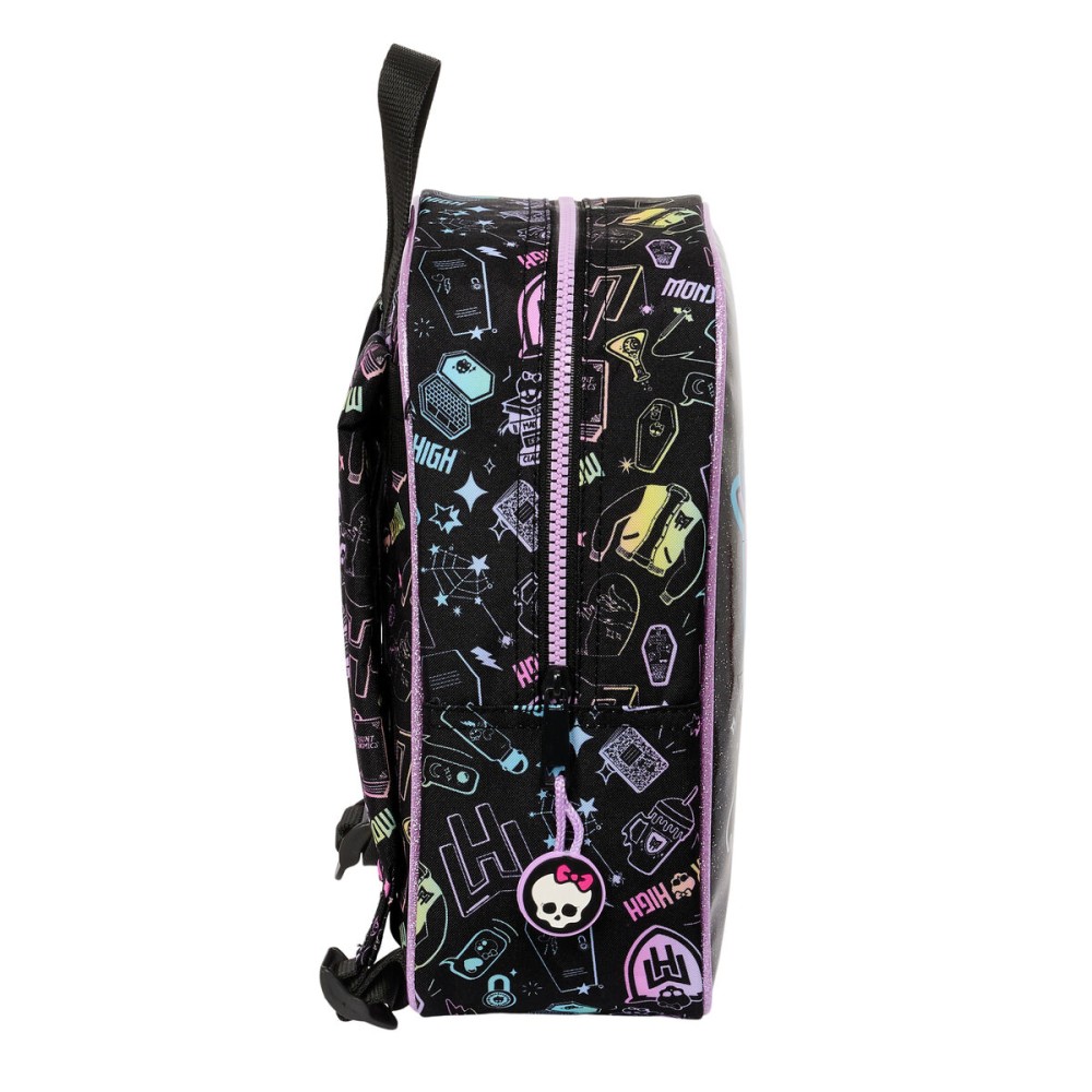 Rucsac pentru Copii Monster High Negru 22 x 27 x 10 cm