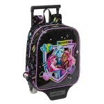 Ghiozdan cu Roți Monster High Negru 22 x 27 x 10 cm